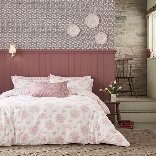 Asiatic Pheasants Bedding - Pink